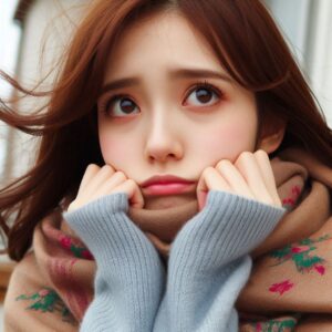 秋の肌寒さとストール