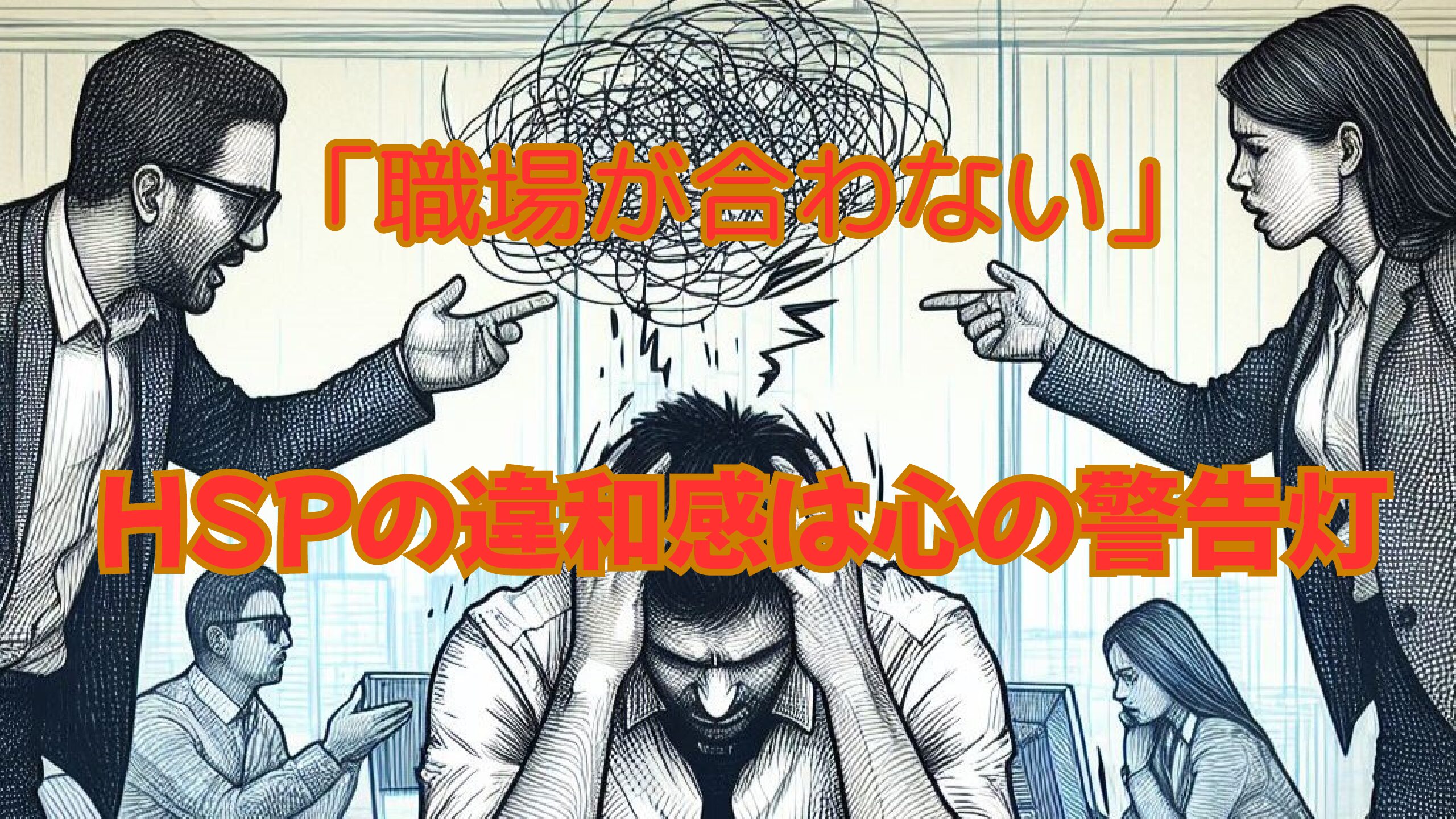 「職場が合わない」　HSPの違和感は心の警告灯