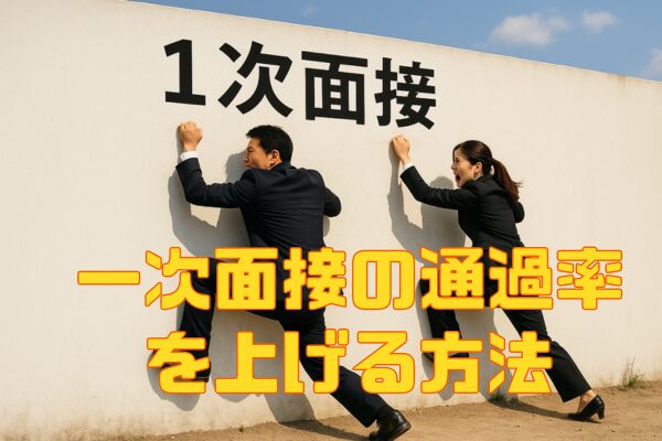 【保存版】一次面接の通過率を上げる方法　実践できるポイントを解説