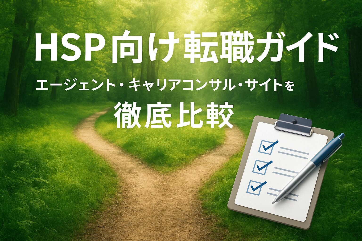HSP向け転職ガイド  エージェント・キャリアコンサル・サイトを徹底比較