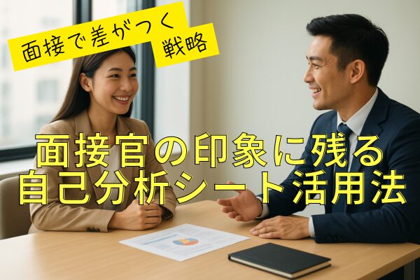 【保存版】面接で差がつく戦略 面接官の印象に残る自己分析シート活用法