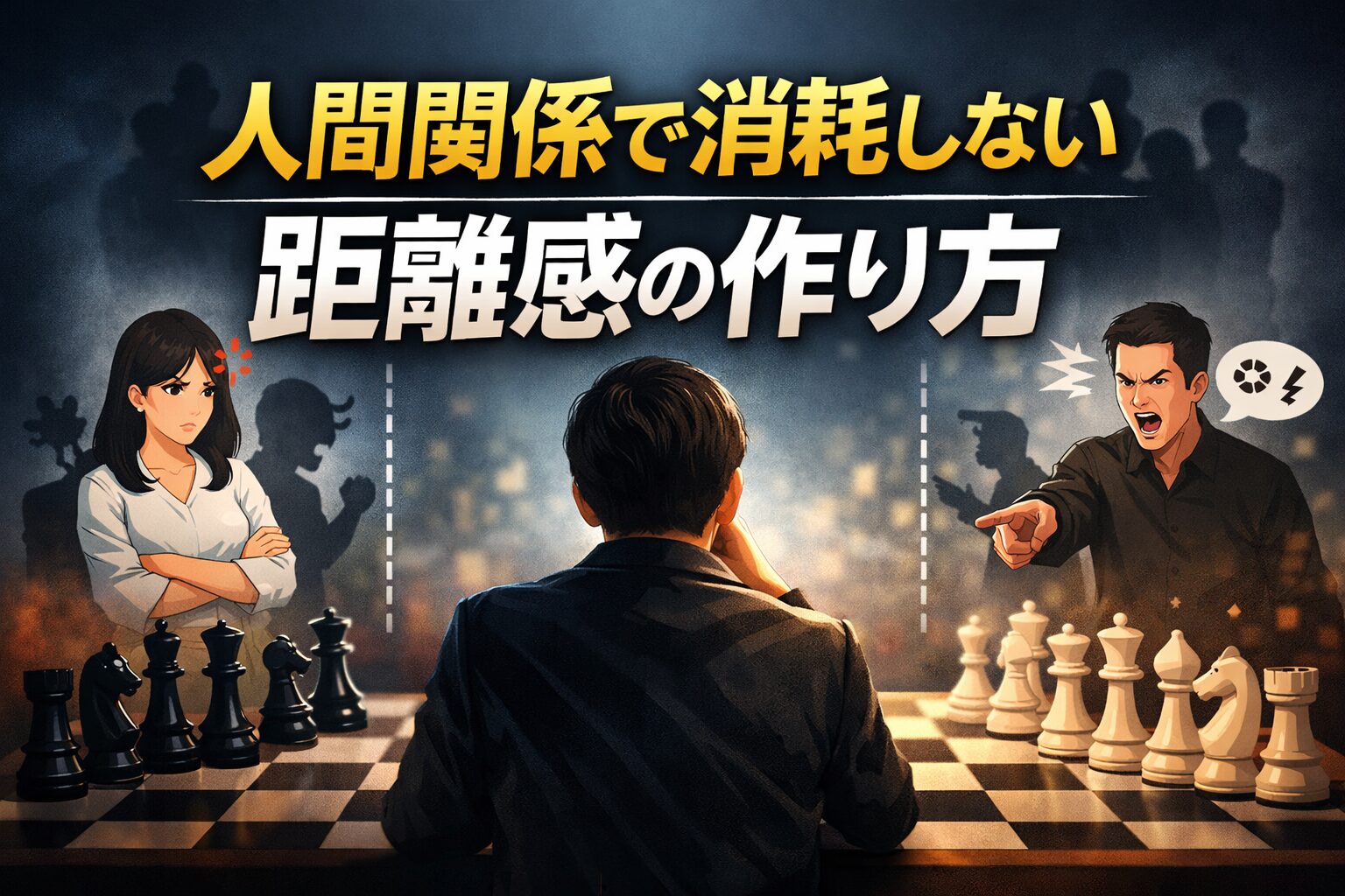 人間関係で消耗しない距離感の作り方【仕事と人生を守る戦略】