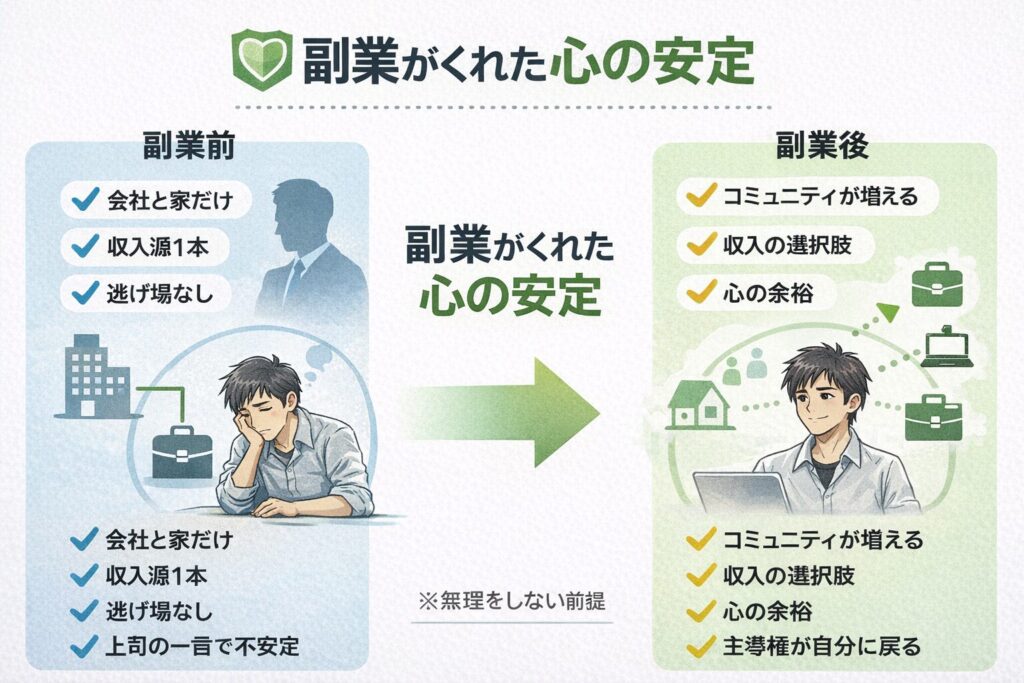 副業の安心感