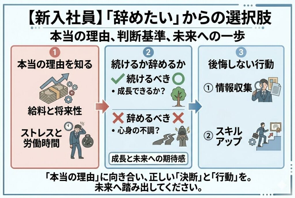 辞めたい思いからの行動